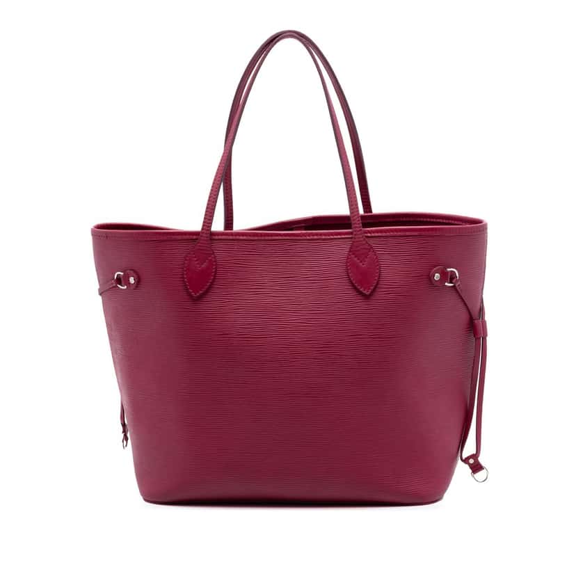 Louis Vuitton Epi Neverfull MM Pink Leather Very good condition - Front View