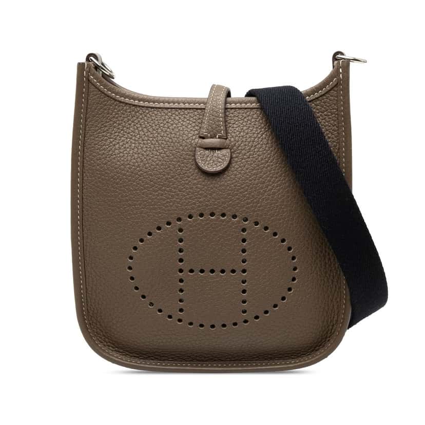 Hermès Clemence Amazone Evelyne TPM 16 Brown Leather Very good condition - Front View