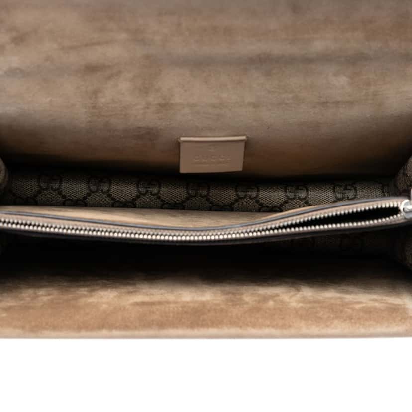 Gucci Medium GG Supreme Dionysus Shoulder Bag Beige Very good condition - Model View
