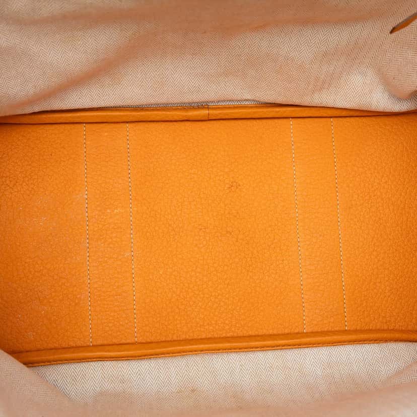 Hermès Negonda Garden Party 36 Orange Leather Very good condition - Model View