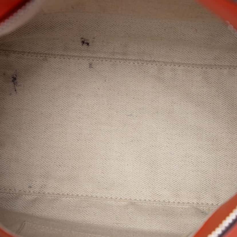 Loewe Medium Calfskin Puzzle Satchel Orange Leather Very good condition - Model View