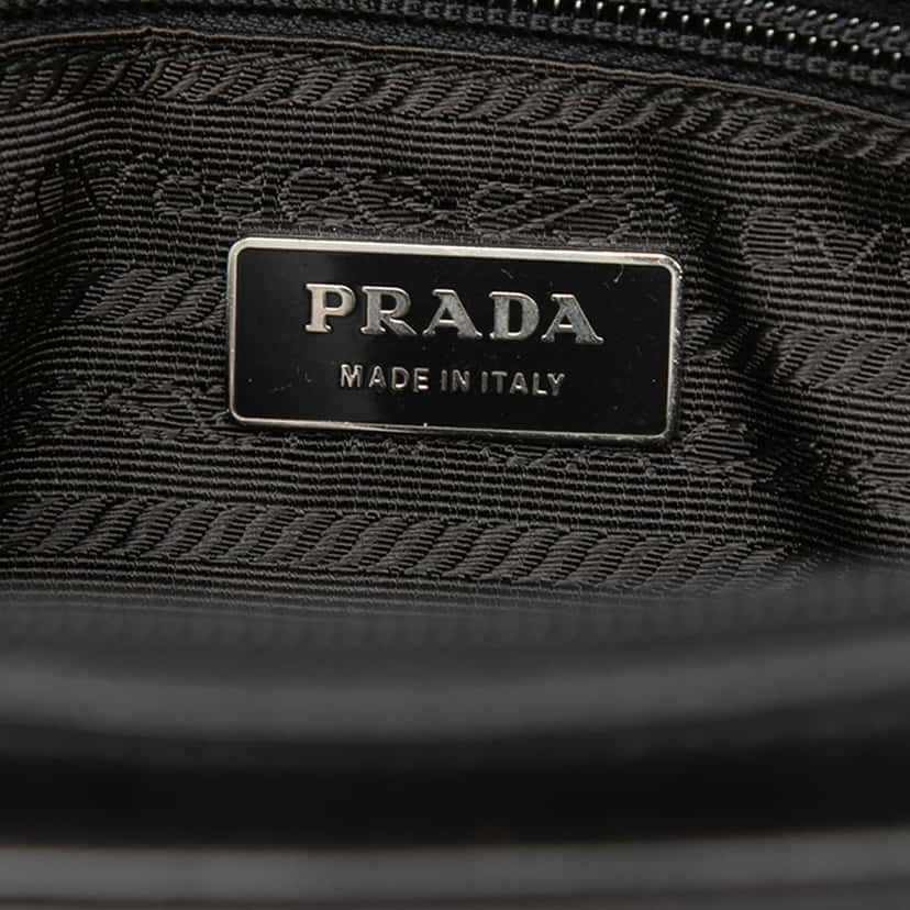 Prada Soft Calf Bowling Bag Black Leather Very good condition - Box View