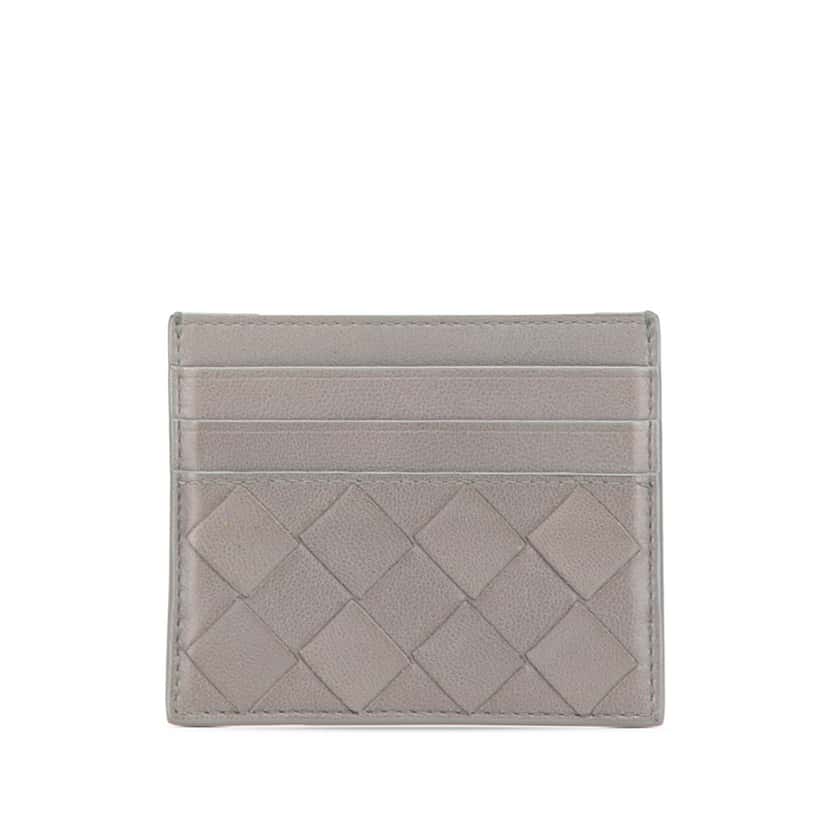Bottega Veneta Lambskin Intrecciato Credit Card Case Other Leather Very good condition - Front View