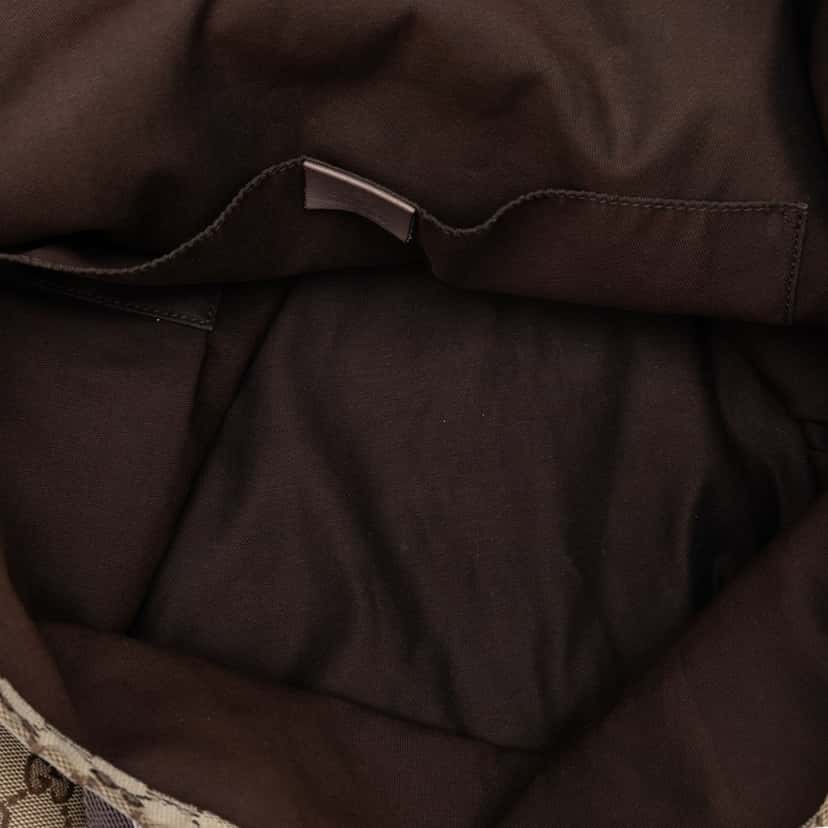 Gucci GG Canvas Web Tote Beige Very good condition - Model View