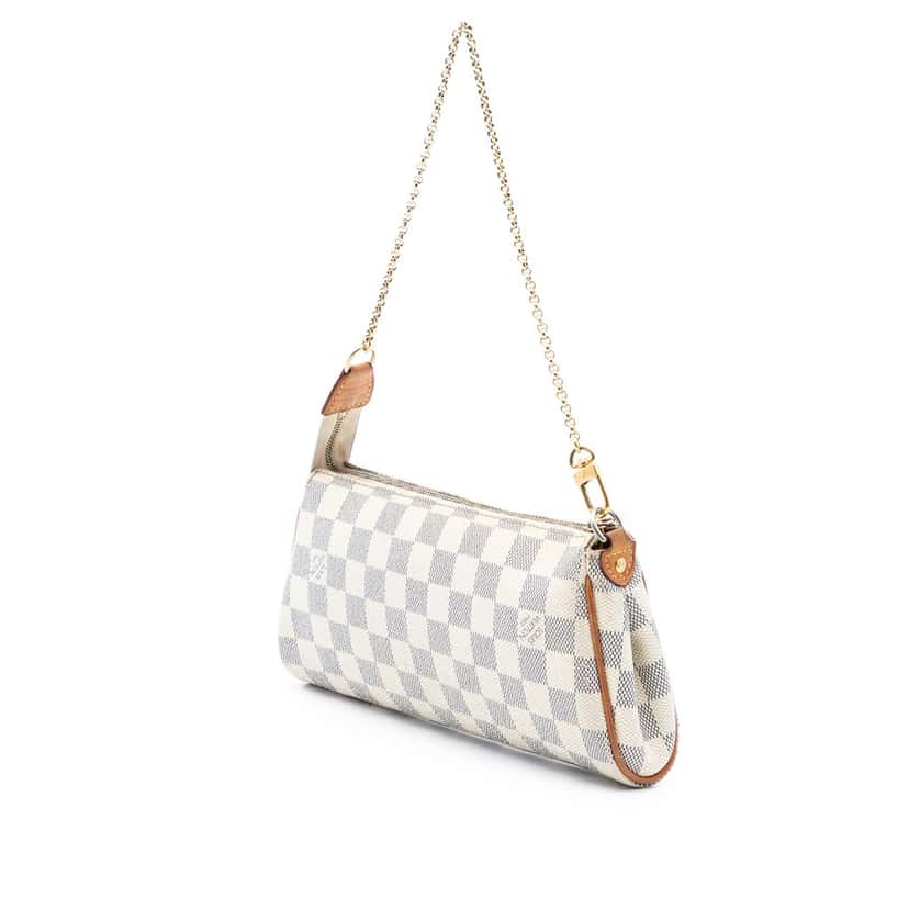 Louis Vuitton Damier Azur Eva White Very good condition - Back View