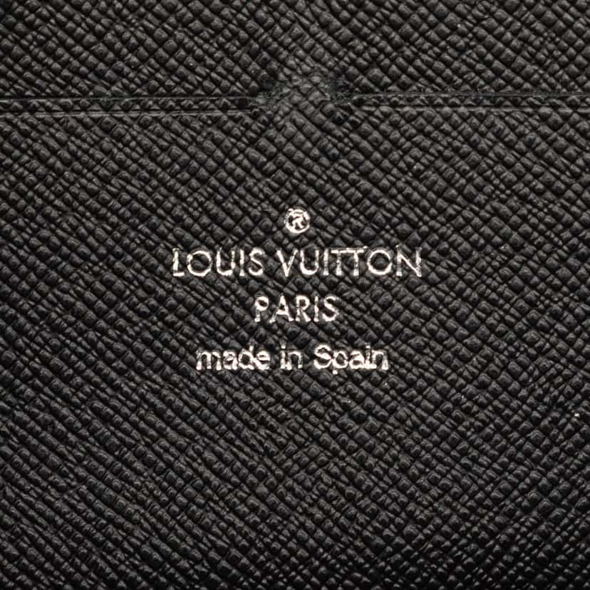 Louis Vuitton Epi Zippy Long Wallet Black Leather Very good condition - Box View