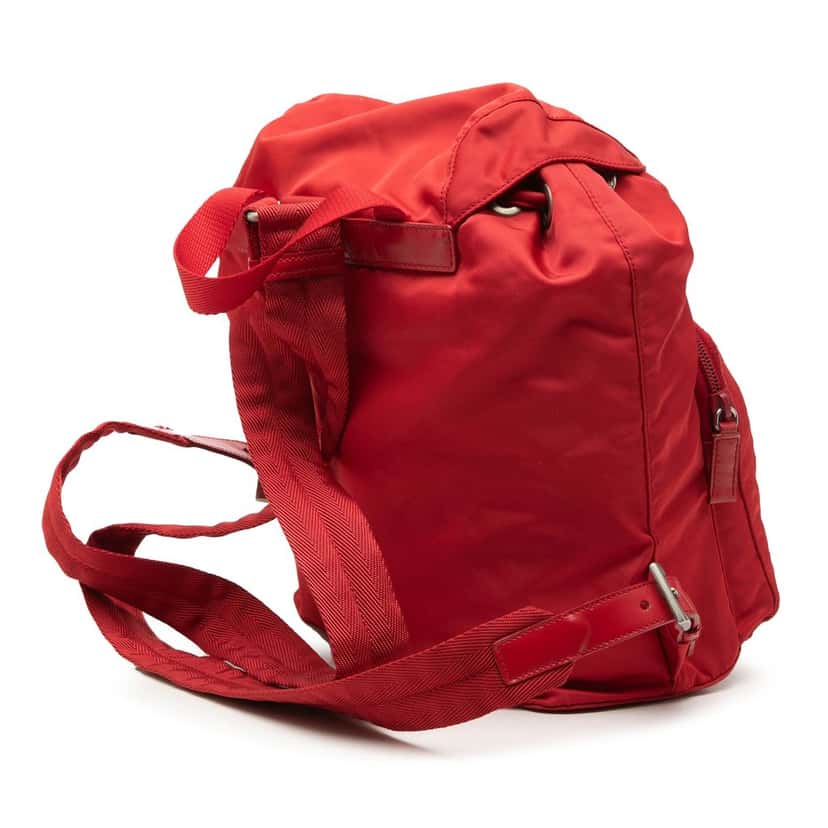 Prada Tessuto Backpack Red Very good condition - Back View