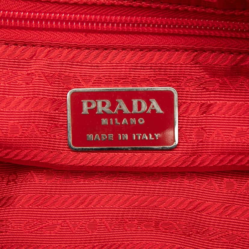 Prada Tessuto Backpack Red Very good condition - Box View