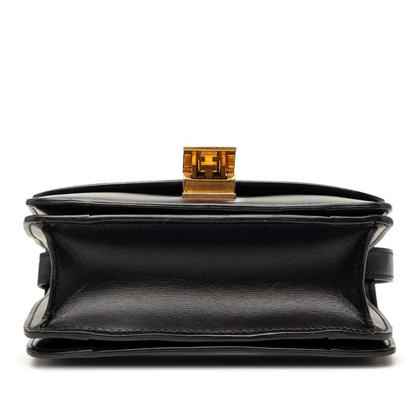 Celine Small Calfskin Classic Box Black Leather Very good condition - Inside View