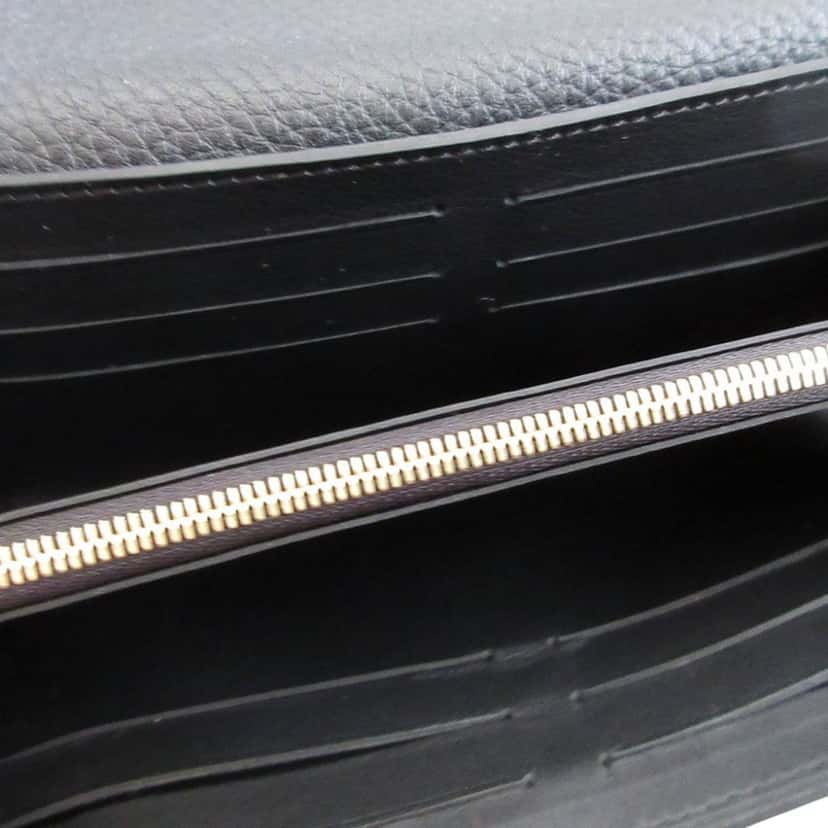 Louis Vuitton Taurillon Capucines Flower Long Wallet Black Leather Very good condition - Inside View
