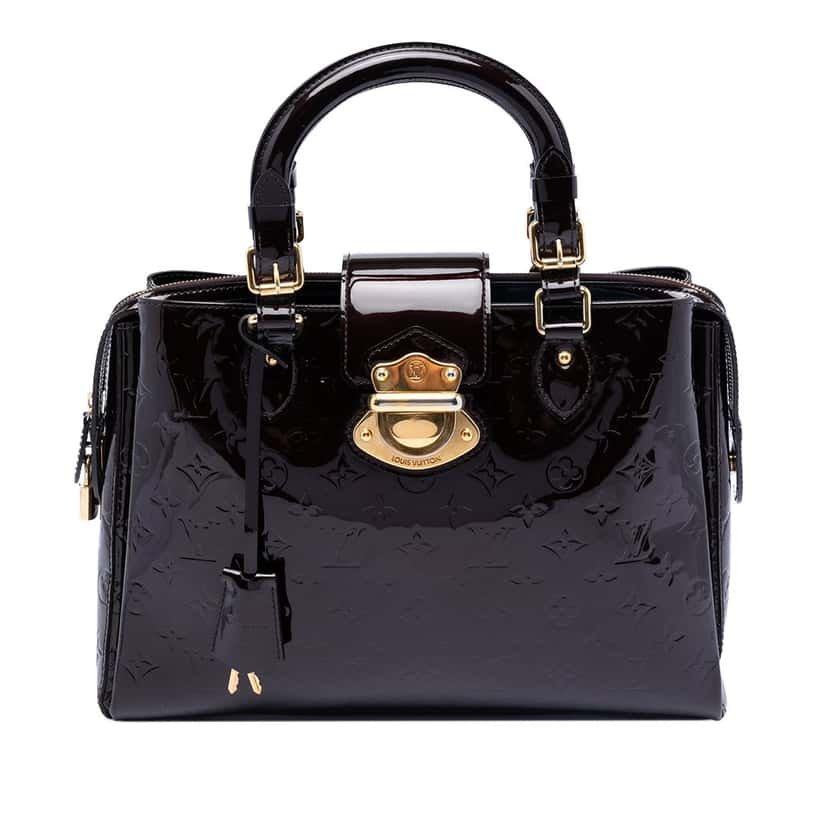 Louis Vuitton Monogram Vernis Melrose Avenue Purple Leather Very good condition - Front View