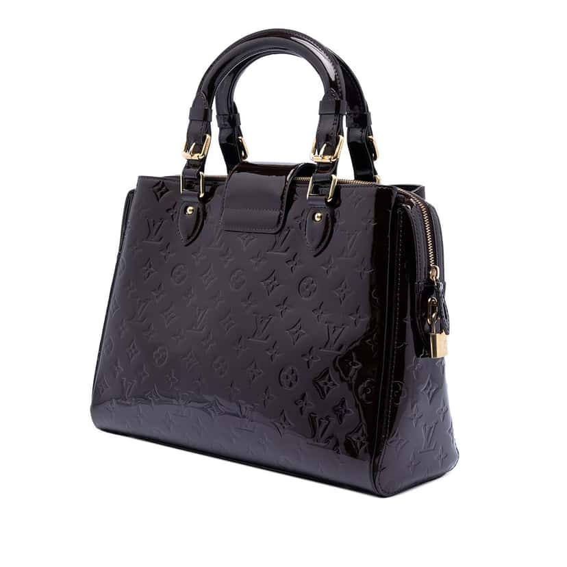 Louis Vuitton Monogram Vernis Melrose Avenue Purple Leather Very good condition - Back View