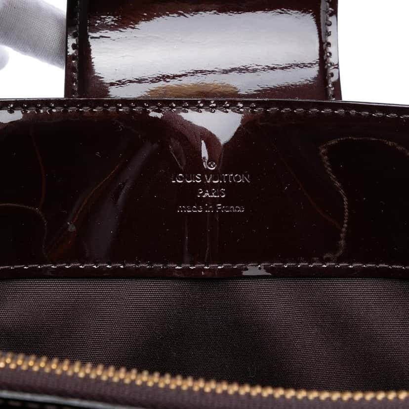 Louis Vuitton Monogram Vernis Melrose Avenue Purple Leather Very good condition - Box View