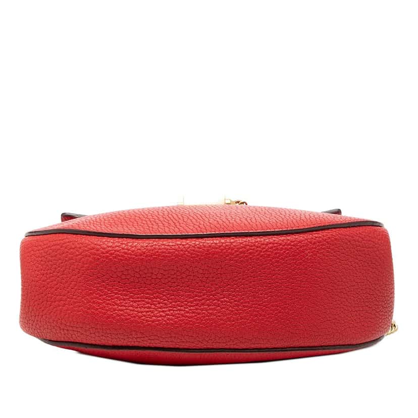 Chloé Small Leather Drew Crossbody Red Leather Very good condition - Inside View