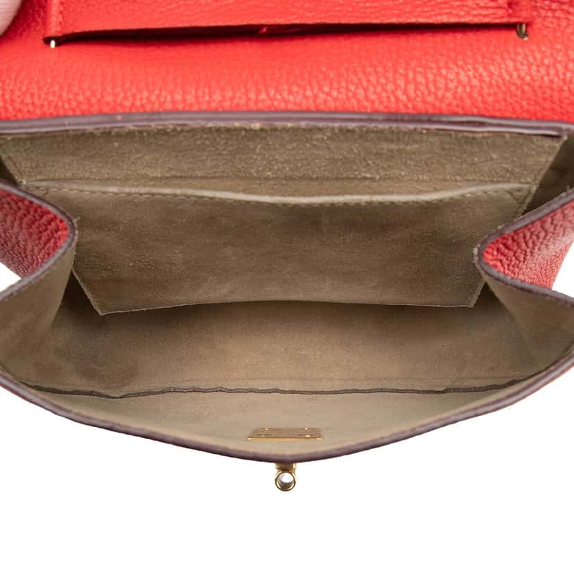 Chloé Small Leather Drew Crossbody Red Leather Very good condition - Model View