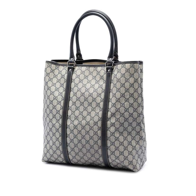 Gucci GG Supreme Joy Vertical Tote Beige Very good condition - Back View