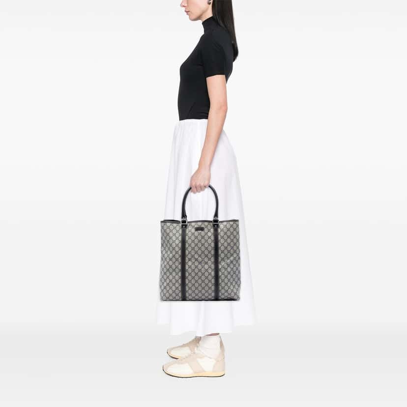 Gucci GG Supreme Joy Vertical Tote Beige Very good condition - Box View
