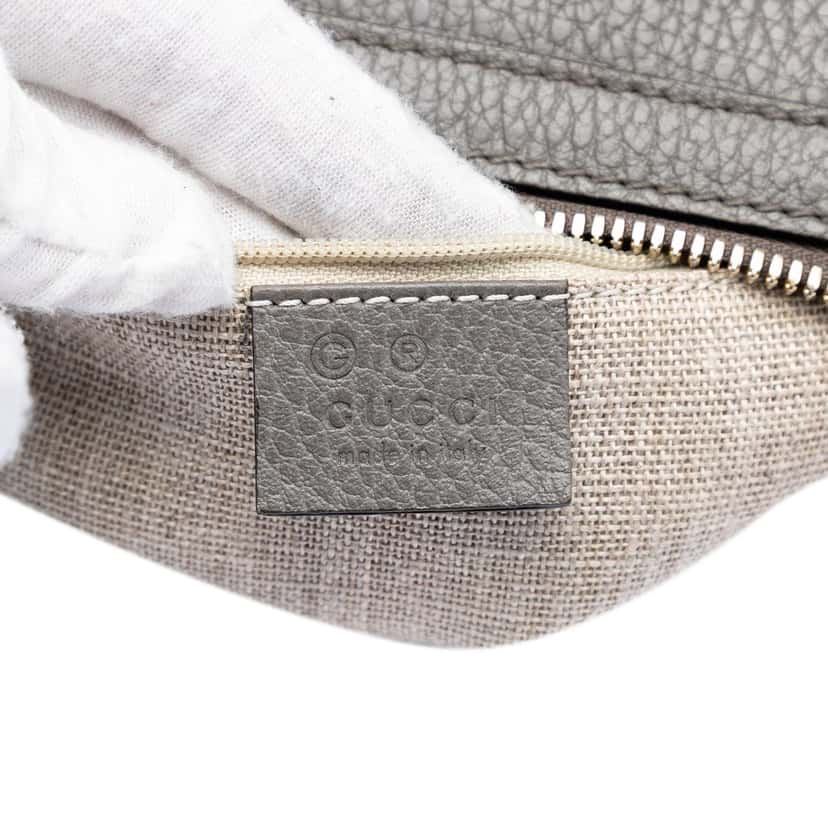 Gucci Medium Leather GG Charm Dome Satchel Other Leather Very good condition - Box View