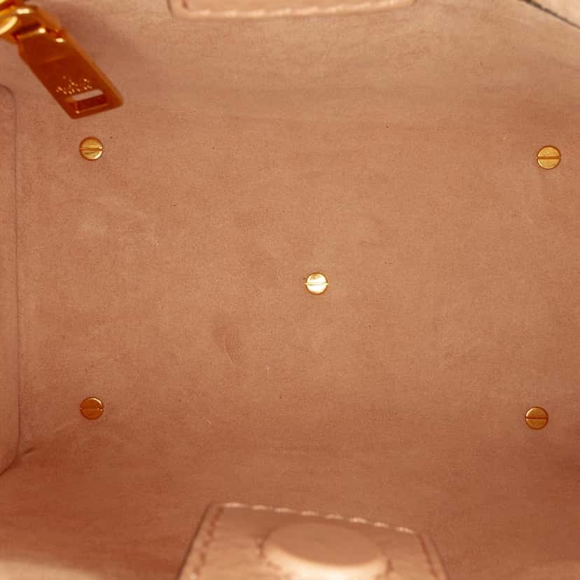 Valentino Small Grainy Calfskin Alltime Satchel Brown Leather Very good condition - Model View