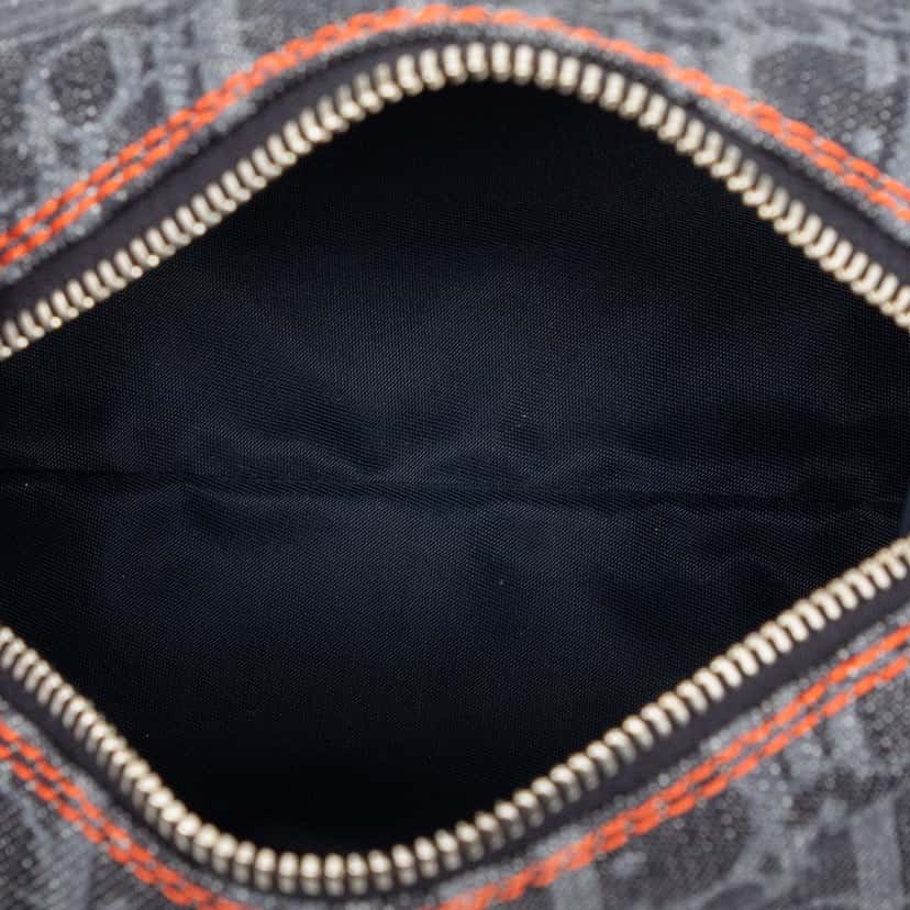 Dior Diorissimo Trotter Denim Flight Cosmetic Pouch Blue Very good condition - Model View