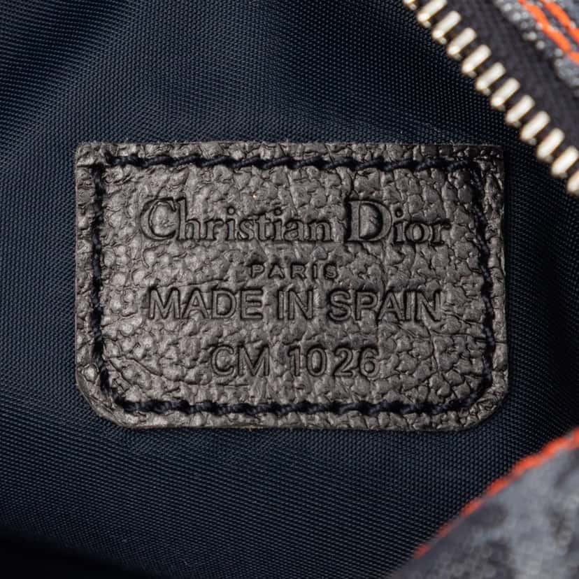 Dior Diorissimo Trotter Denim Flight Cosmetic Pouch Blue Very good condition - Box View