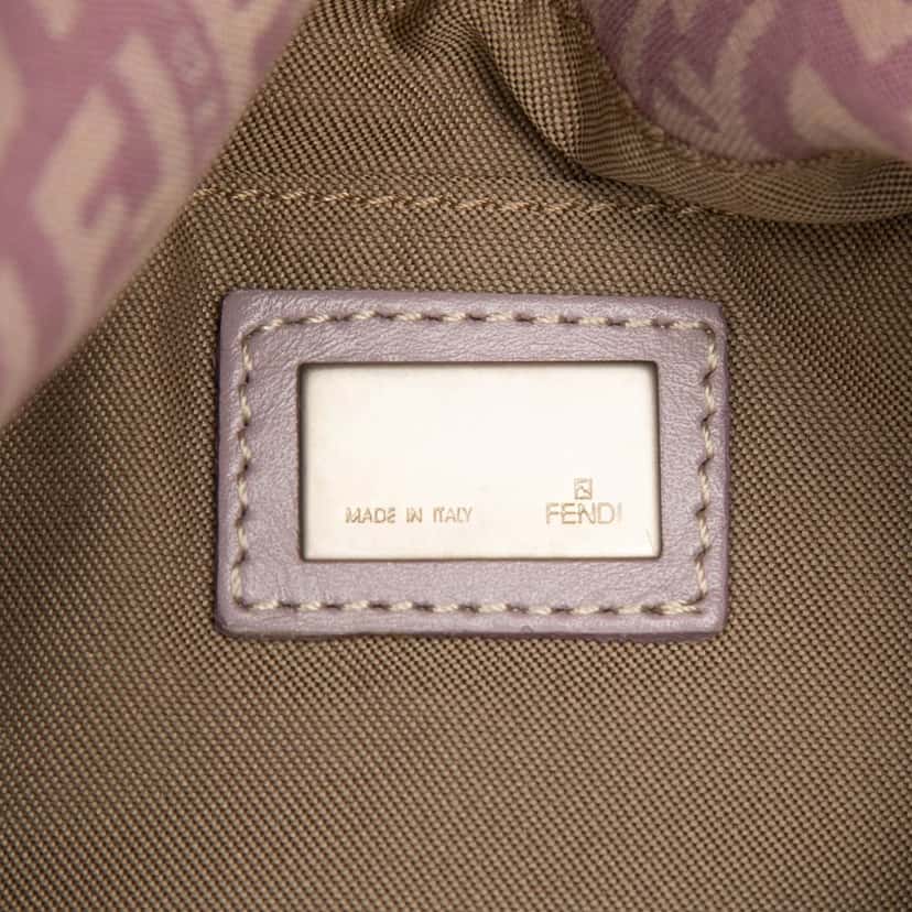 Fendi Zucchino Canvas Crossbody Purple Very good condition - Box View