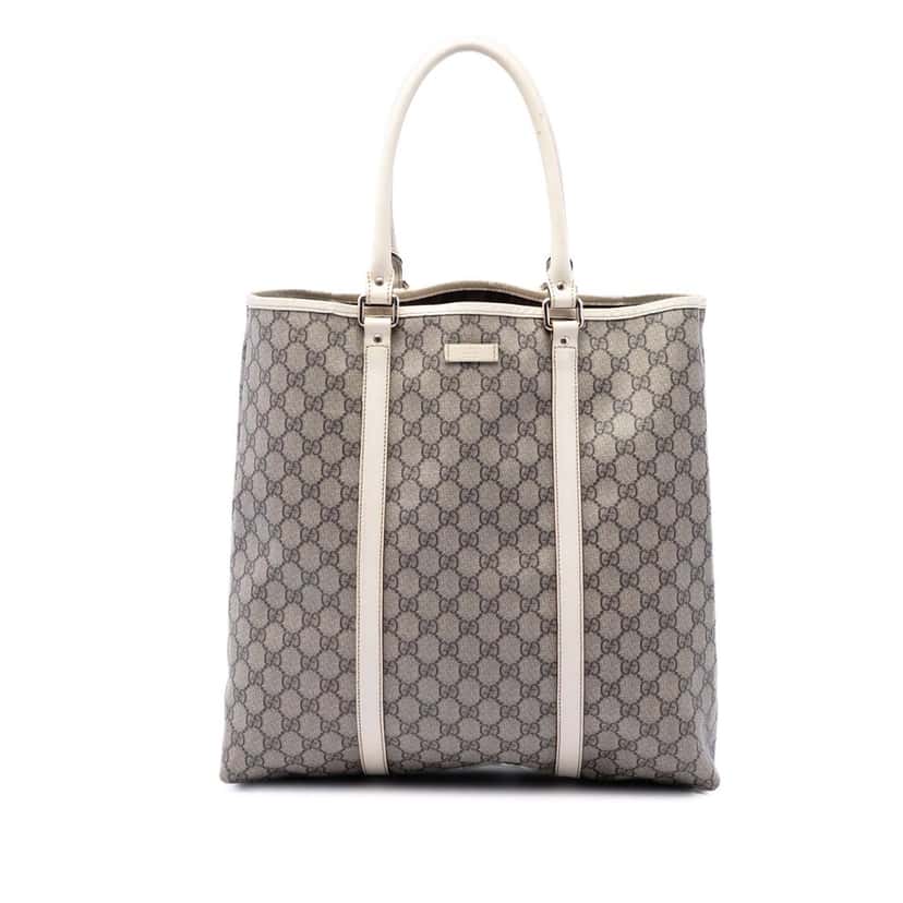 Gucci GG Supreme Joy Vertical Tote Beige Very good condition - Front View