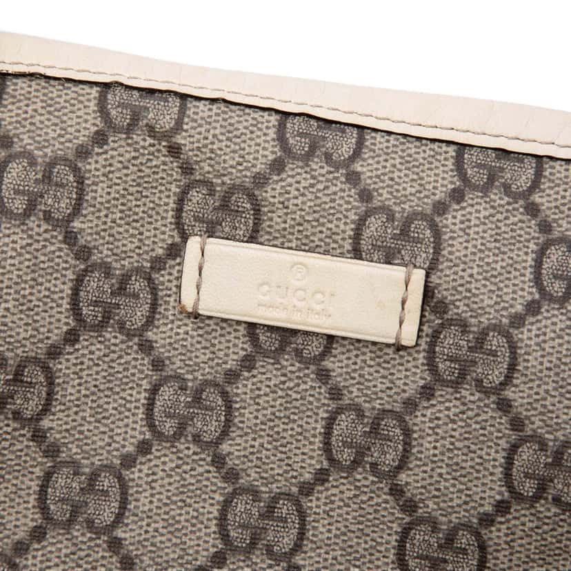 Gucci GG Supreme Joy Vertical Tote Beige Very good condition - Box View
