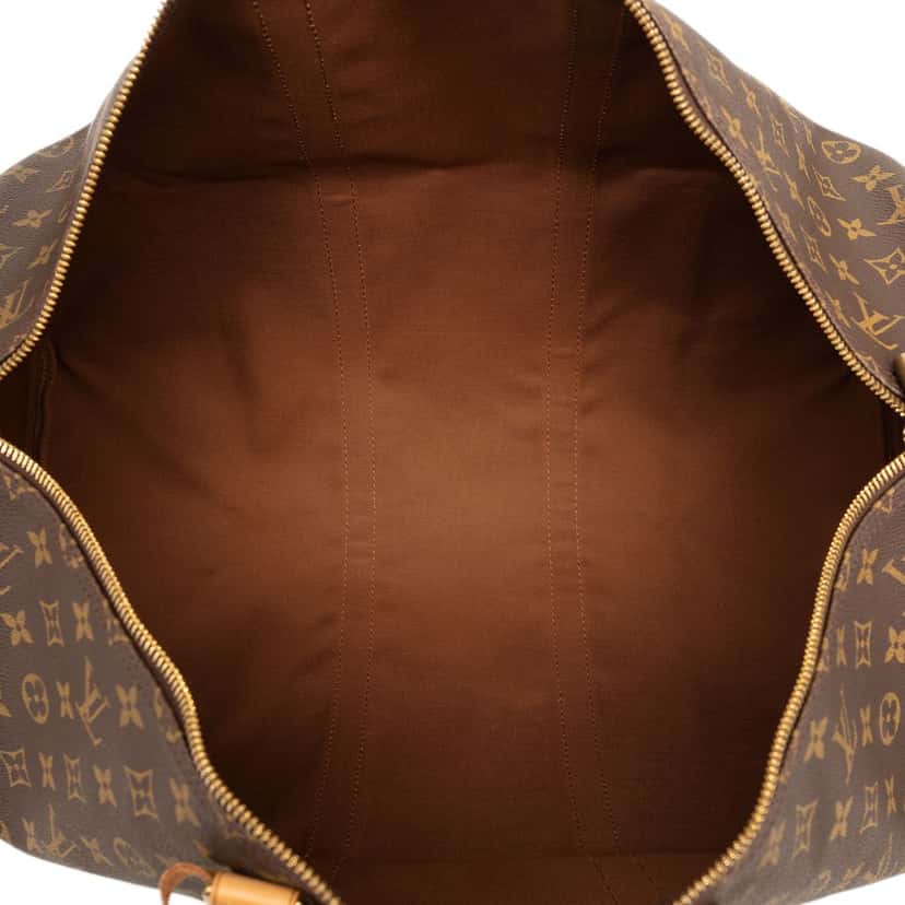 Louis Vuitton Monogram Keepall 55 Brown Good condition - Model View