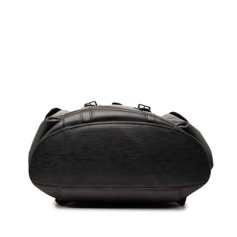 Louis Vuitton Epi Christopher Backpack PM Black Leather Good condition - Inside View