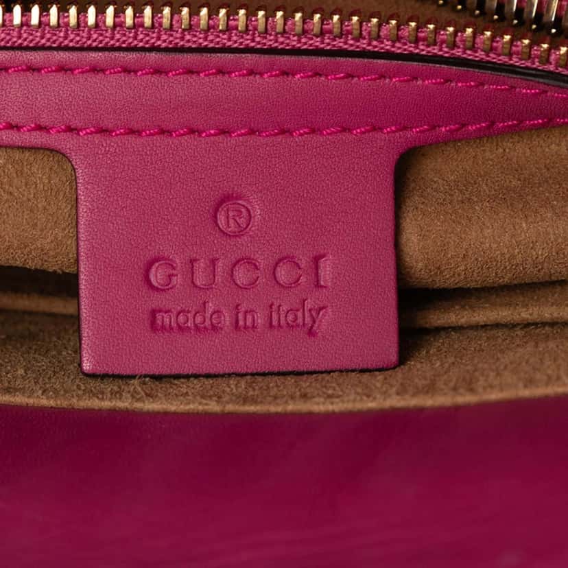 Gucci GG Supreme Linea A Satchel Beige Very good condition - Box View