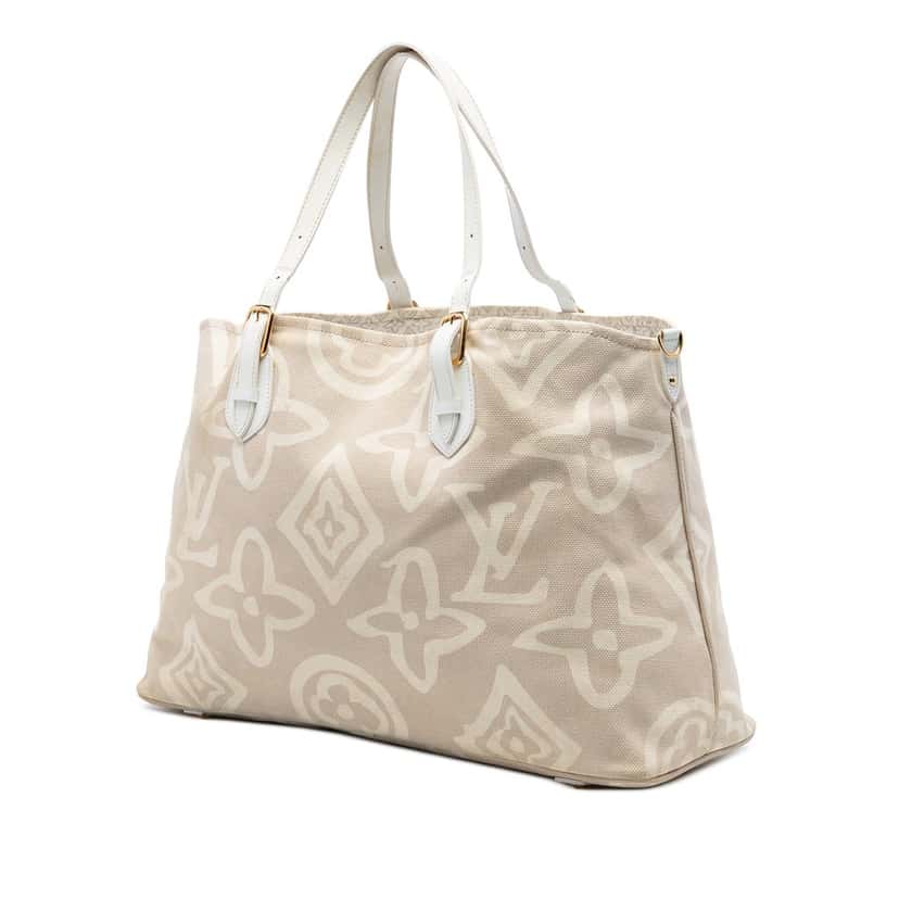 Louis Vuitton Monogram Tahitienne Cabas GM Beige Very good condition - Back View