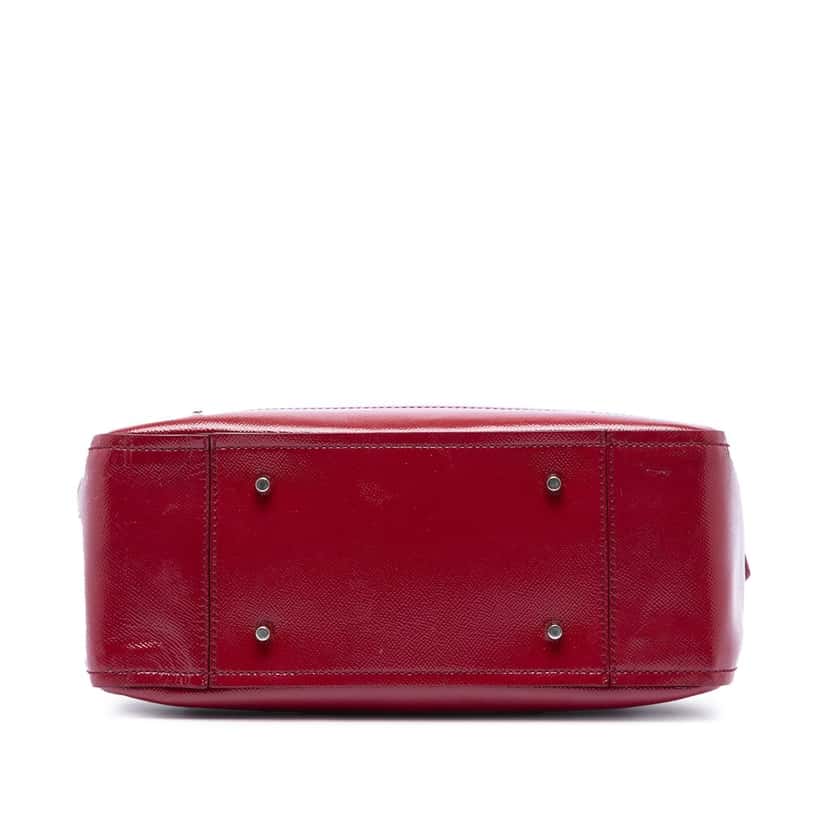 Burberry Patent Somerford Convertible Tote Red Leather Very good condition - Inside View