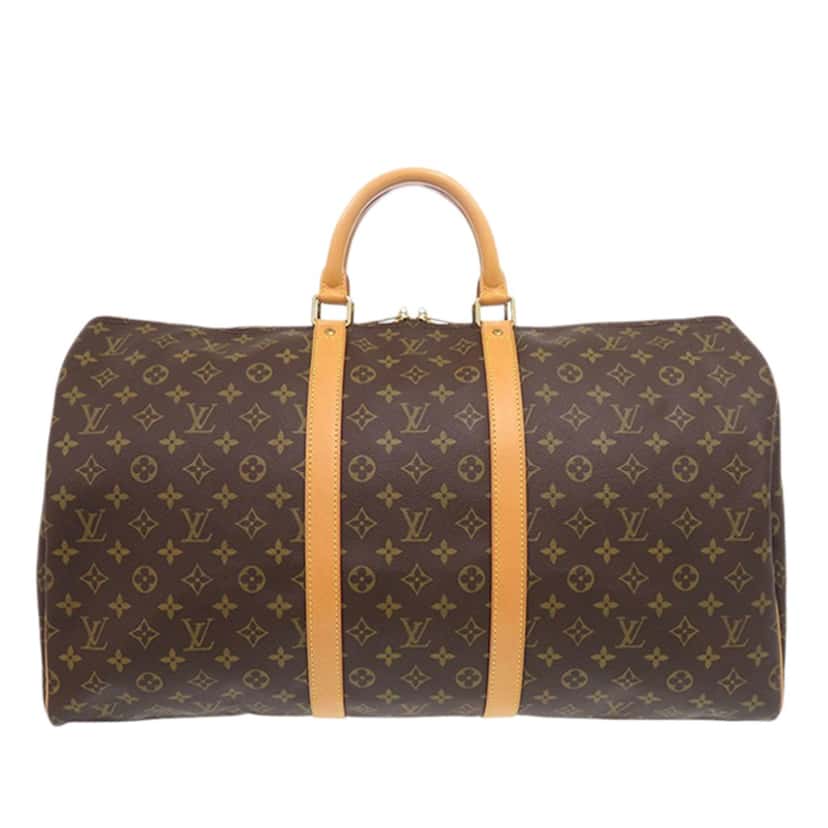 Louis Vuitton Monogram Keepall 55 Brown Very good condition - Front View