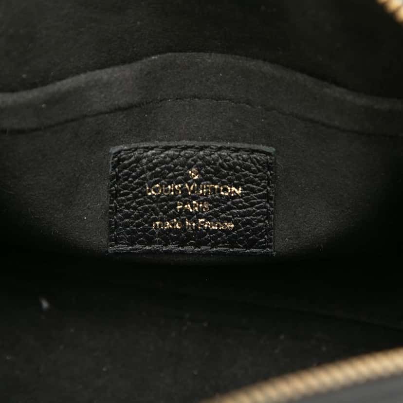 Louis Vuitton Monogram Giant Empreinte Speedy Bandouliere 20 Black Leather Very good condition - Box View