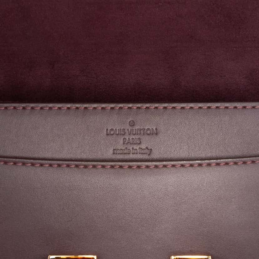 Louis Vuitton Louise Chain GM Purple Leather Very good condition - Box View