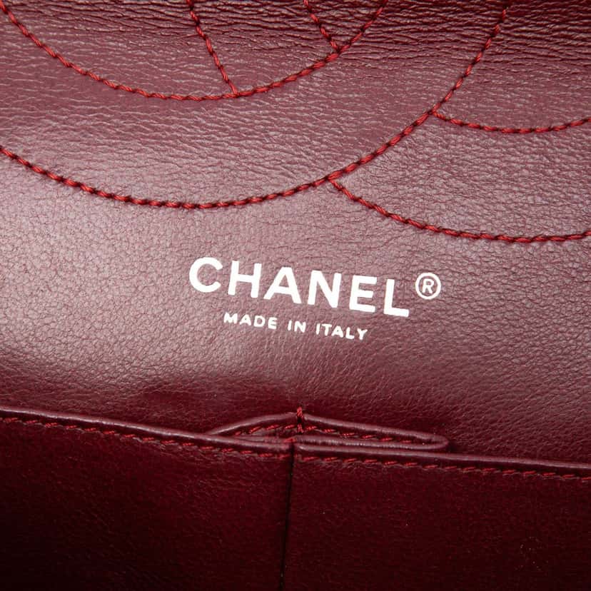 Chanel Quilted Lambskin Reissue 2.55 Double Flap 227 Red Leather Very good condition - Box View