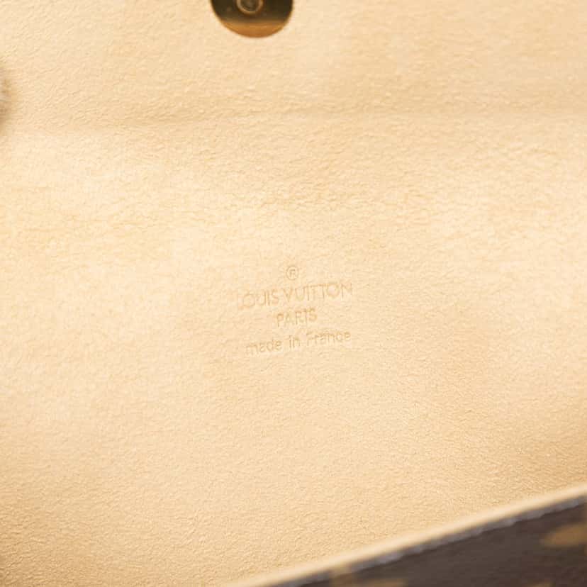 Louis Vuitton Monogram Pochette Florentine Brown Very good condition - Box View