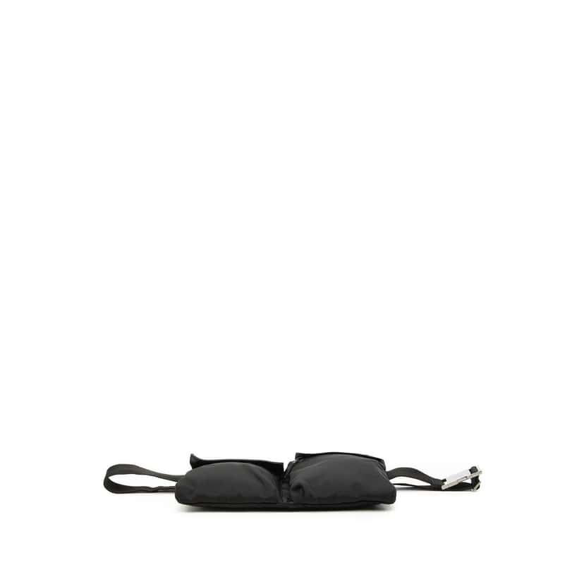 Gucci Nylon Double Pocket Belt Bag Black Very good condition - Inside View