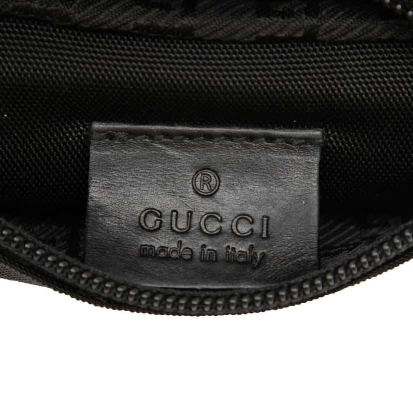 Gucci Nylon Double Pocket Belt Bag Black Very good condition - Box View