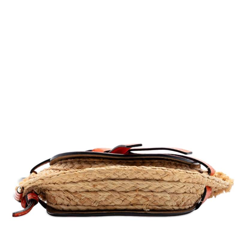 Loewe Mini Raffia Gate Crossbody Beige Very good condition - Inside View