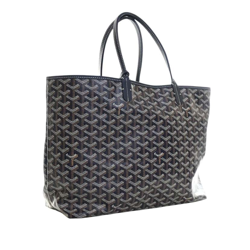 Goyard Goyardine Saint Louis PM Blue Very good condition - Back View