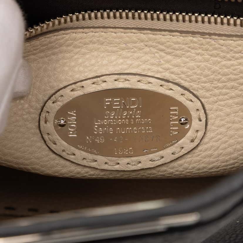 Fendi Medium Calfskin Peekaboo Iconic Satchel Other Leather Very good condition - Box View