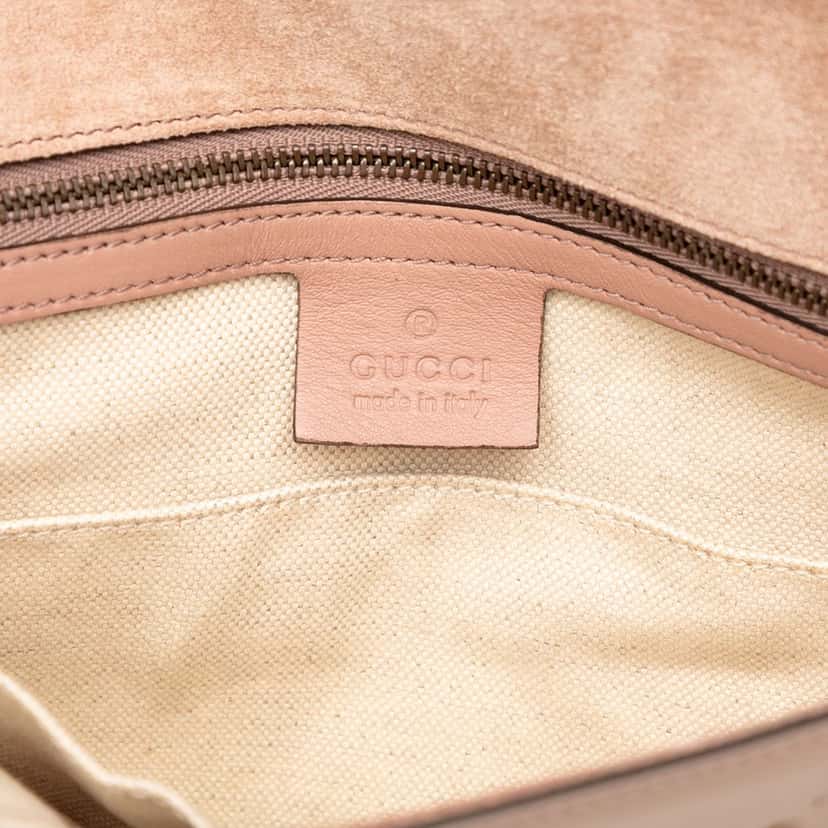 Gucci Patent Bright Bit Clutch Brown Leather Very good condition - Box View