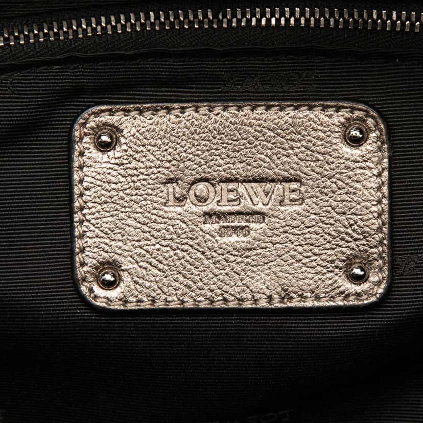 LOEWE Metallic Nappa Anagram Aire Brown Leather Very good condition - Model View