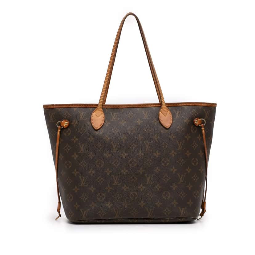 Louis Vuitton Monogram Neverfull MM Brown Very good condition - Front View