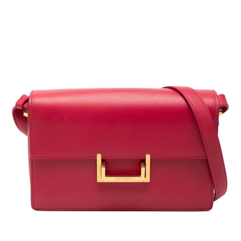 Saint Laurent Medium Leather Lulu Crossbody Pink Leather Very good condition - Front View