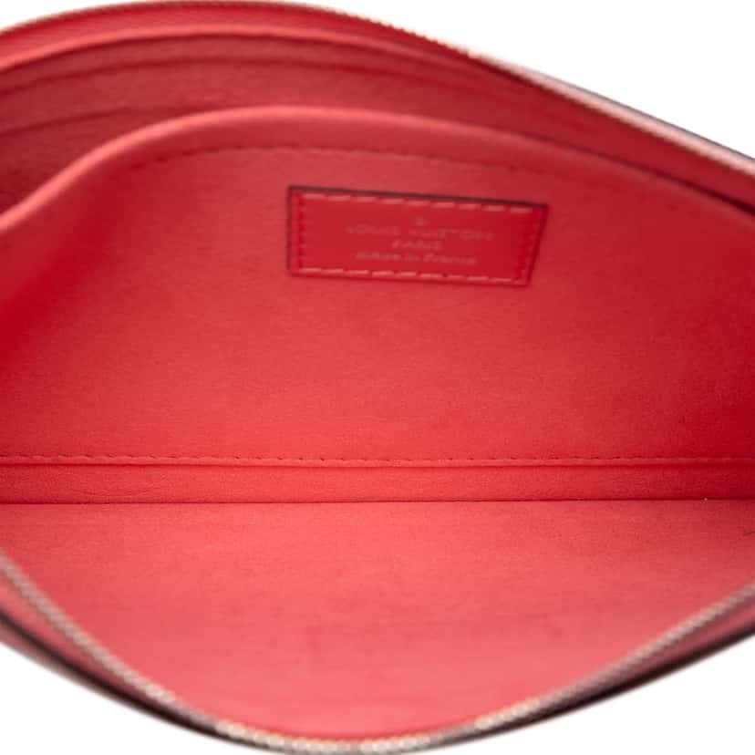Louis Vuitton Epi Neverfull Pouch Pink Leather Very good condition - Model View