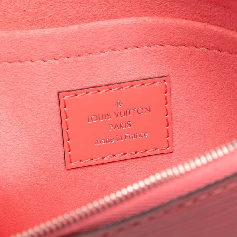 Louis Vuitton Epi Neverfull Pouch Pink Leather Very good condition - Box View