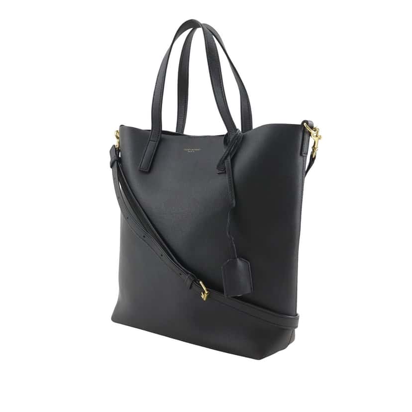 Saint Laurent Toy Leather North South Shopping Tote Black Leather Very good condition - Back View